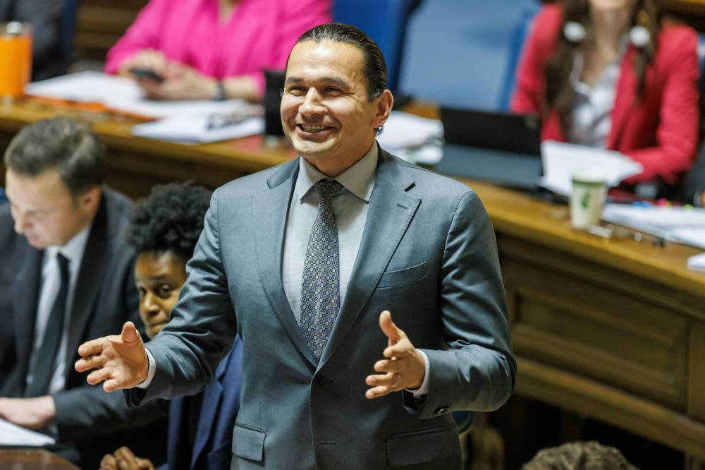 Mike Deal / Free Press
Premier Wab Kinew: “The reality is that we are an energy power as a province.”