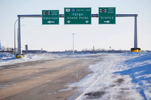 JOHN WOODS / THE CANADIAN PRESS FILES
                                Since U.S. President Donald Trump started a trade war with Canada, which sparked patriotism north of the border and a rallying cry to shun the States, a deserted-town feeling has returned to the border crossing at Emerson.