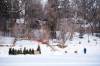 MIKE DEAL / FREE PRESS FILES
                                Dog walkers on the Assiniboine River near Bourkevale Drive Thursday afternoon.