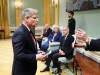 Terry Duguid is sworn in as the Minister of Environment and Climate Change at Rideau Hall in Ottawa on Friday. (Justin Tang / The Canadian Press)