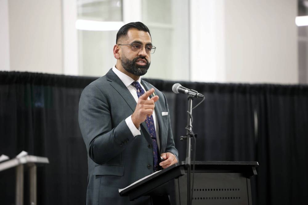 TIM SMITH / THE BRANDON SUN FILES
The Progressive Conservative's have elected Obby Khan as their new leader.