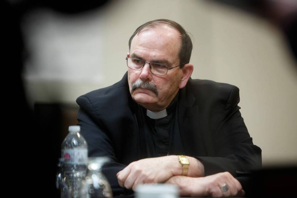 MIKE DEAL / FREE PRESS FILES
“When I hear stories from survivors and family members, I have a sense of the unfathomable. How could a person do that to another human being? To someone so little, whether that was by a priest, a parent, a coach, a teacher. How?” asked Albert LeGatt, archbishop of the Roman Catholic Archdiocese of St. Boniface, at a service for sexual abuse survivors last week.