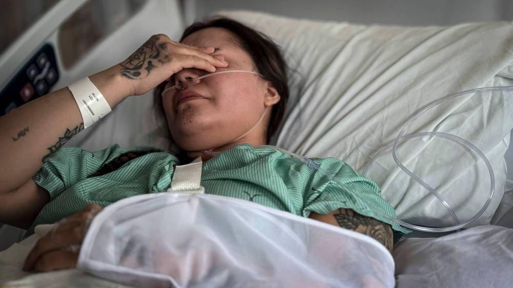 JOHN WOODS / FREE PRESS FILES
                                Margaret Cobiness’ injuries from a hit-and-run incident early Saturday include a broken collarbone. Police asked for the public’s help Monday in finding the van’s driver.