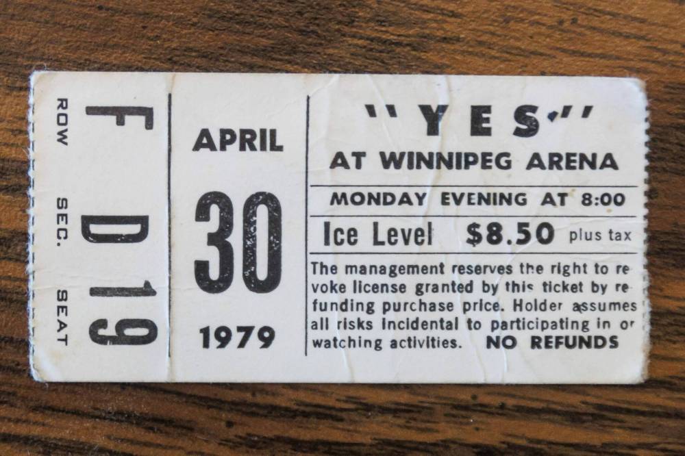 MIKE DEAL / FREE PRESS
Stan Bedernjak has kept the ticket or ticket stub from every concert he’s been to since going to live shows in the early ’70s.