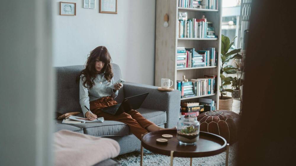 Stanford University researchers found employees working from home two days per week are just as productive as others, and that the positive effects on employee retention, specifically with women, are enormous. (Taryn Elliott / Pexels)