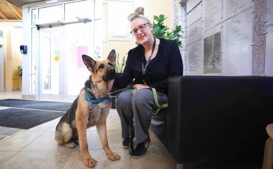 Krista Boryskavich of the Winnipeg Humane Society tabled a proposal to the City of Winnipeg’s executive policy committee Tuesday, that 50 per cent of affordable units in a new build be pet-friendly. (Ruth Bonneville / Free Press)