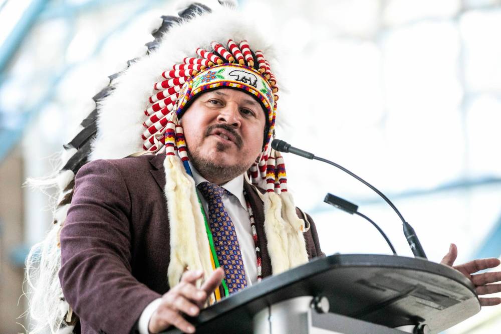 MIKAELA MACKENZIE / FREE PRESS FILES
                                Southern Chiefs’ Organization Grand Chief Jerry Daniels said the building, when converted, will have 373 housing units, including 200 affordable units for First Nations people.