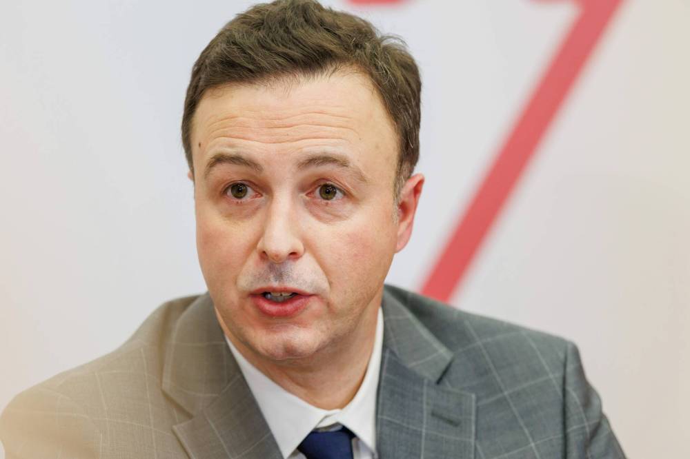Manitoba Finance Minister Adrien Sala (Mike Deal / Free Press)