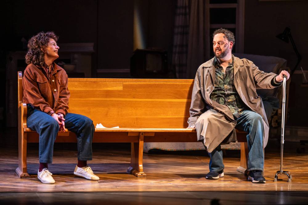 DAHLIA KATZ PHOTO
The reconnection of estranged siblings Pauline, played by Alicia Johnston, and Thomas is blustery and tightly coiled.