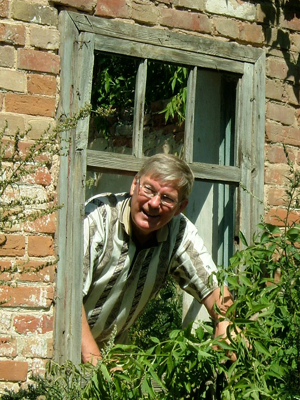 Supplied
Schellenberg visiting his family’s homestead in the village of Grigorievka in 2008.