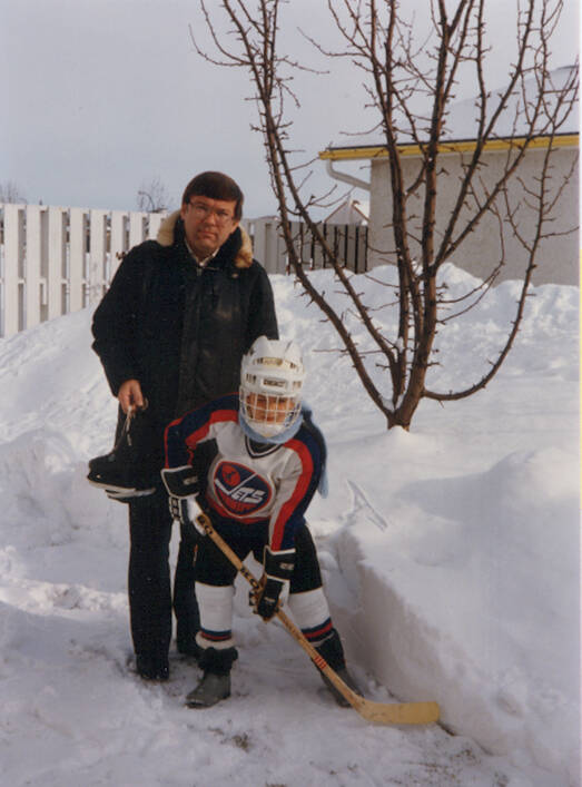 Supplied
Schellenberg and his son Harold.