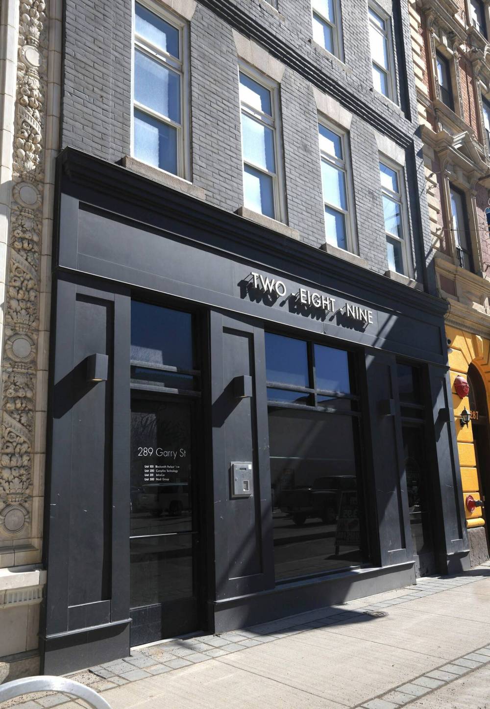Ruth Bonneville / Free Press
Nnadi owns and renovated the building at 289 Garry St.