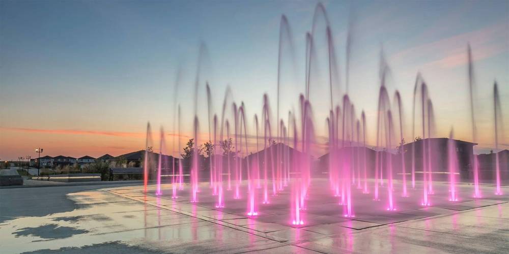 SUPPLIED
Nadi Group provided landscape architecture services for Rose Lake Green Court in Bridgwater, which includes a centrally located recreational splash pad.