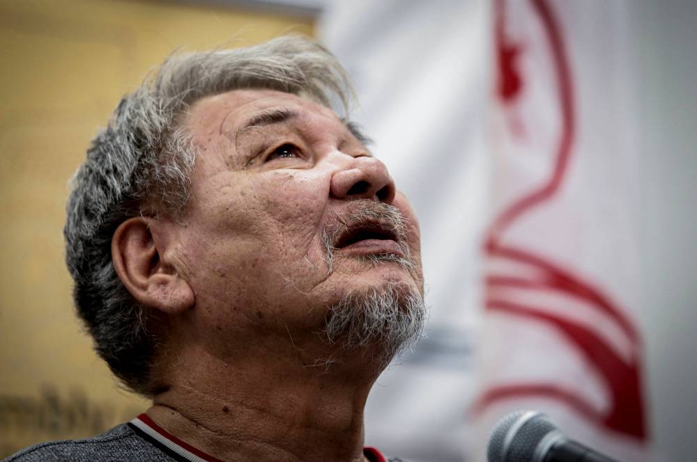 JOHN WOODS / THE CANADIAN PRESS
Albert Shingoose said he was happy to hear officials commit to finding his daughter’s remains.