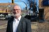 Quentin Robinson, seen here on Rosser Avenue in Brandon on Monday afternoon, has been confirmed as the NDP candidate for Brandon-Souris in this spring’s federal election. (Connor McDowell / Brandon Sun)