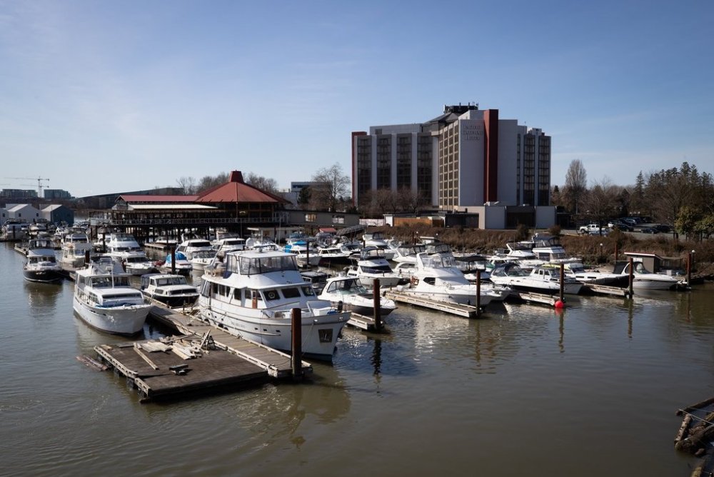 Pacific Gateway Hotel is seen in Richmond, B.C., Thursday, March 11, 2021. THE CANADIAN PRESS/Darryl Dyck