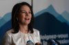 German Foreign Minister Annalena Baerbock speaks to the media at the G7 foreign ministers meeting in La Malbaie, Que. on Thursday, March 13, 2025. THE CANADIAN PRESS/Francis Vachon