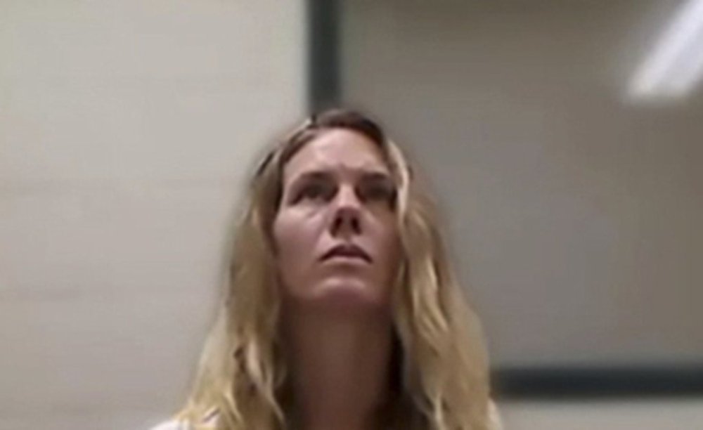 FILE - This image from video provided by the Utah State Courts shows Ruby Franke, during a virtual court appearance, Friday, Sept. 8, 2023 in St. George, Utah. (Utah State Courts via AP, File)