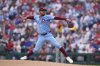 Philadelphia Phillies' Taijuan Walker pitches during the second inning of a baseball game against the Colorado Rockies, Thursday, April 3, 2025, in Philadelphia. (AP Photo/Matt Rourke)
