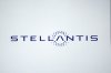 FILE - The Stellantis logo is shown at the North American International Auto Show, Sept. 13, 2023, in Detroit. (AP Photo/Paul Sancya, File)