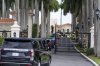 President Donald Trump arrives at the Trump International Golf Club, Friday, April 4, 2025, in West Palm Beach, Fla. (AP Photo/Alex Brandon)