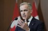Prime Minister Mark Carney speaks about tariffs during a news conference on Parliament Hill in Ottawa on Thursday April 3, 2025. THE CANADIAN PRESS/Adrian Wyld