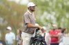 Scottie Scheffler waits for his turn to hit from the second tee during the final round of the Houston Open golf tournament in Houston, Sunday, March 30, 2025. (AP Photo/Ashley Landis)