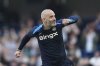 Chelsea's head coach Enzo Maresca celebrates at the end of the English Premier League soccer match between Chelsea and Leicester City, at the Stamford Bridge stadium in London, Sunday, March 9, 2025. (AP Photo/Dave Shopland)
