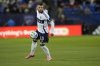 Vancouver Whitecaps defender Tristan Blackmon (33) moves the ball during first-half MLS soccer match action against FC Dallas in Frisco, Texas, Saturday, March 15, 2025. (AP Photo/LM Otero)