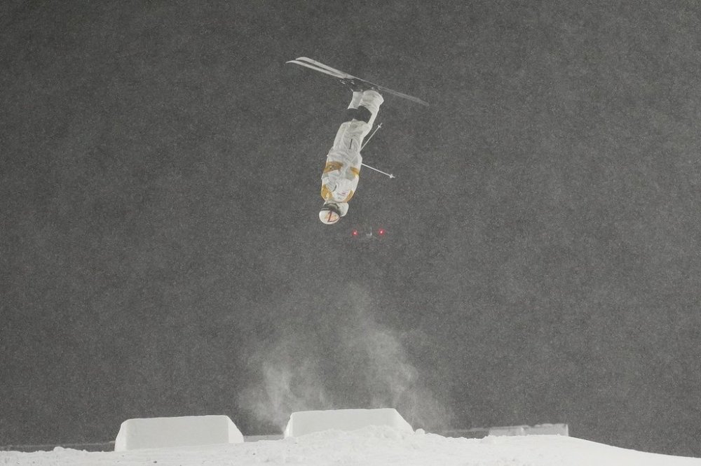 Canadian freestyle skiing star Mikael Kingsbury secured his 99th World Cup win by claiming the season-ending duel moguls event Wednesday. Kingsbury skis in the qualification run of the men's World Cup freestyle skiing moguls in Saint-Come, Que., Friday, Jan. 31, 2025. THE CANADIAN PRESS/Sean Kilpatrick