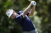 Keith Mitchell hits his tee shot on the ninth hole during the first round of the Valspar Championship golf tournament Thursday, March 20, 2025, at Innisbrook in Palm Harbor, Fla. (AP Photo/Chris O'Meara)