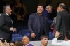 FILE - Ronaldo Nazario attends a Spanish La Liga soccer match between Real Madrid and Valladolid at the Santiago Bernabeu stadium in Madrid, Spain, Aug. 25, 2024. (AP Photo/Manu Fernandez, File)