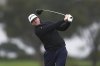 Taylor Pendrith hits his tee shot on the second hole of the South Course at Torrey Pines during the first round of the Genesis Invitational golf tournament Thursday, Feb. 13, 2025, in San Diego. THE CANADIAN PRESS/AP-Gregory Bull