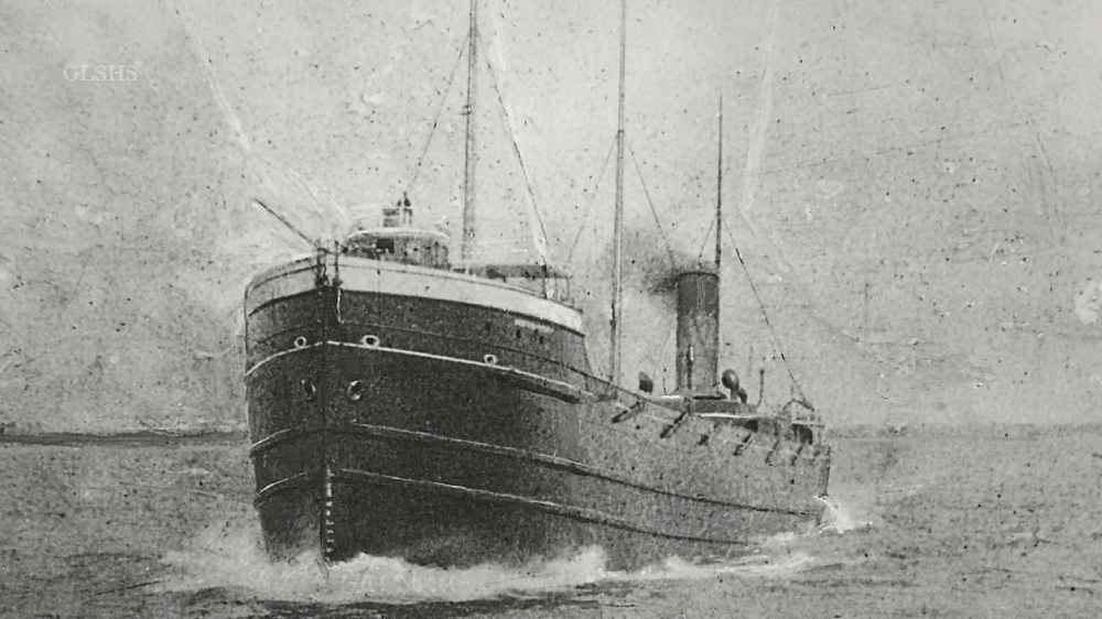 This image provided by Great Lakes Shipwreck Historical Society shows the Western Reserve, a merchant ship that sank in Lake Superior in 1892 off Michigan’s Upper Peninsula. (Great Lakes Shipwreck Historical Society via AP)