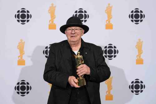 Big Dave McLean poses for photos after winning Blues Album of the Year during the Juno Awards Gala in Vancouver, on Saturday, March 29, 2025. THE CANADIAN PRESS/Darryl Dyck