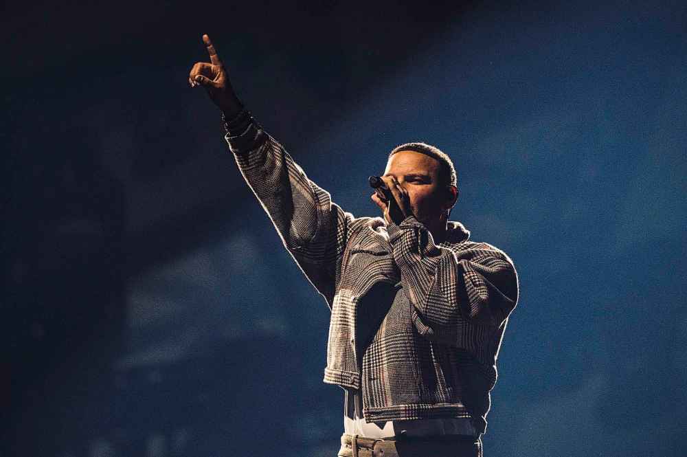 Kane Brown performs at Canada Life Centre Thursday, March 27, 2025. (Dwayne Larson Photo)