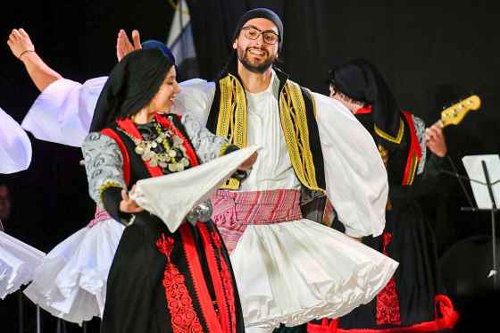 Kefi Manitoba Inc. performs at the CMHR tonight. (Dr. Tse Li Luk photo)