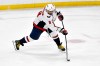 Washington Capitals' Alex Ovechkin (8) scores his 889th NHL goal against the Winnipeg Jets during the third period of their NHL hockey game in Winnipeg, Tuesday March 25 2025. THE CANADIAN PRESS/Fred Greenslade