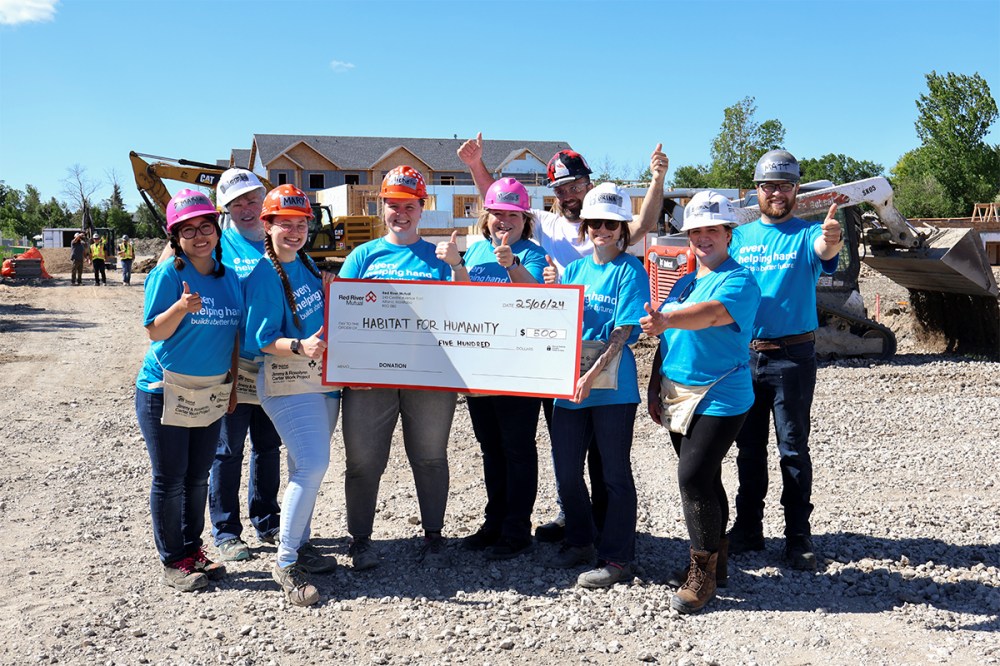 Red River Mutual Insurance Company offers its employees paid community days to volunteer for local charitable initiatives.