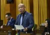 Paul Chiang rises during question period in the House of Commons on Parliament Hill in Ottawa on Friday, March 22, 2024. Toronto's former deputy chief of police has replaced Chiang as the Liberal candidate in Markham-Unionville. THE CANADIAN PRESS/Justin Tang