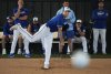 Toronto Blue Jays pitcher Max Scherzer throws a pitching session during spring training in Dunedin Fla., on Monday, February 17, 2025. THE CANADIAN PRESS/Nathan Denette