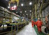 Steel workers work at the ArcelorMittal Dofasco steel plant in Hamilton, Ont., on Wednesday, March 12, 2025. THE CANADIAN PRESS/Nathan Denette