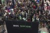 FILE - Fans gather during a kickoff celebration for National Women's Soccer League's Boston franchise, which is to be named BOS Nation Football Club, Tuesday, Oct.. 15, 2024, in Boston. (Barry Chin/The Boston Globe via AP,File)