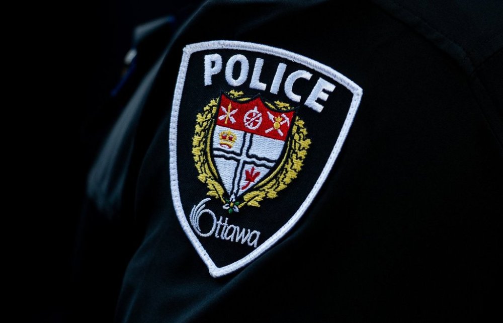 An Ottawa Police Service (OPS) patch is seen in Ottawa, on Sunday, Sept. 29, 2024. THE CANADIAN PRESS/Spencer Colby