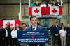 Conservative Leader Pierre Poilievre holds a press conference at Petro Plastics Corporation Ltd. in Toronto on Sunday, March 30, 2025. THE CANADIAN PRESS/Laura Proctor