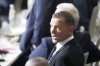 UAF President Andriy Shevchenko of Ukraine is pictured during the 49th ordinary UEFA congress, in Belgrade, Serbia, Thursday, April 3, 2025. (AP Photo/Darko Vojinovic)