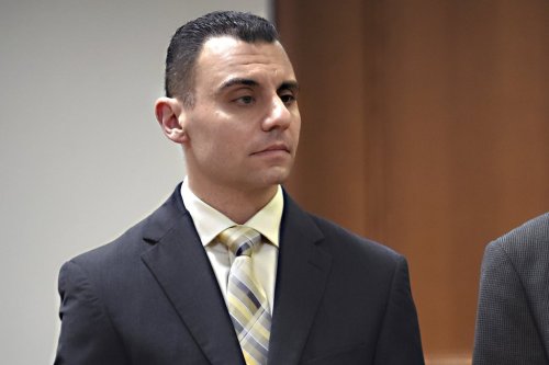 FILE — Richard Dabate, of Ellington, appears at his pre-trial hearing at Rockville Superior Court, May 26, 2017, in Vernon, Conn. (Brad Horrigan/Hartford Courant via AP, Pool, File)