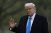 President Donald Trump waves as he arrives at the White House on Marine One, Sunday, April 6, 2025, in Washington. (AP Photo/Manuel Balce Ceneta)