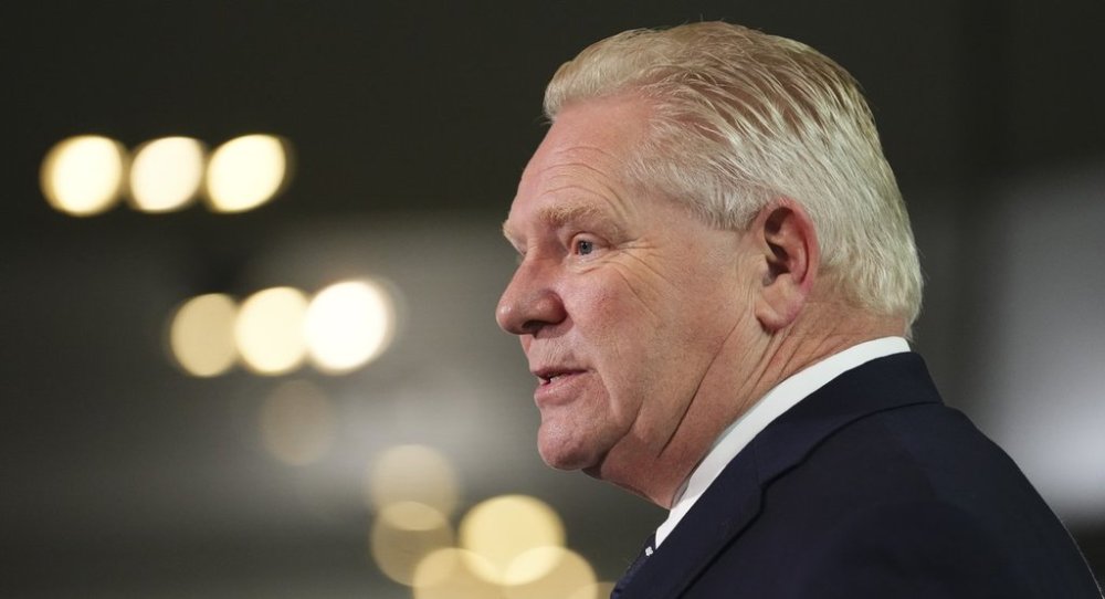 Doug Ford, Premier of Ontario, arrives to take part in the First Minister Meeting at the National War Museum in Ottawa on Friday, March 21, 2025. THE CANADIAN PRESS/Sean Kilpatrick