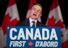 Conservative leader Pierre Poilievre speaks during a press conference in Ottawa, on March 14, 2025. THE CANADIAN PRESS/Chris Tanouye